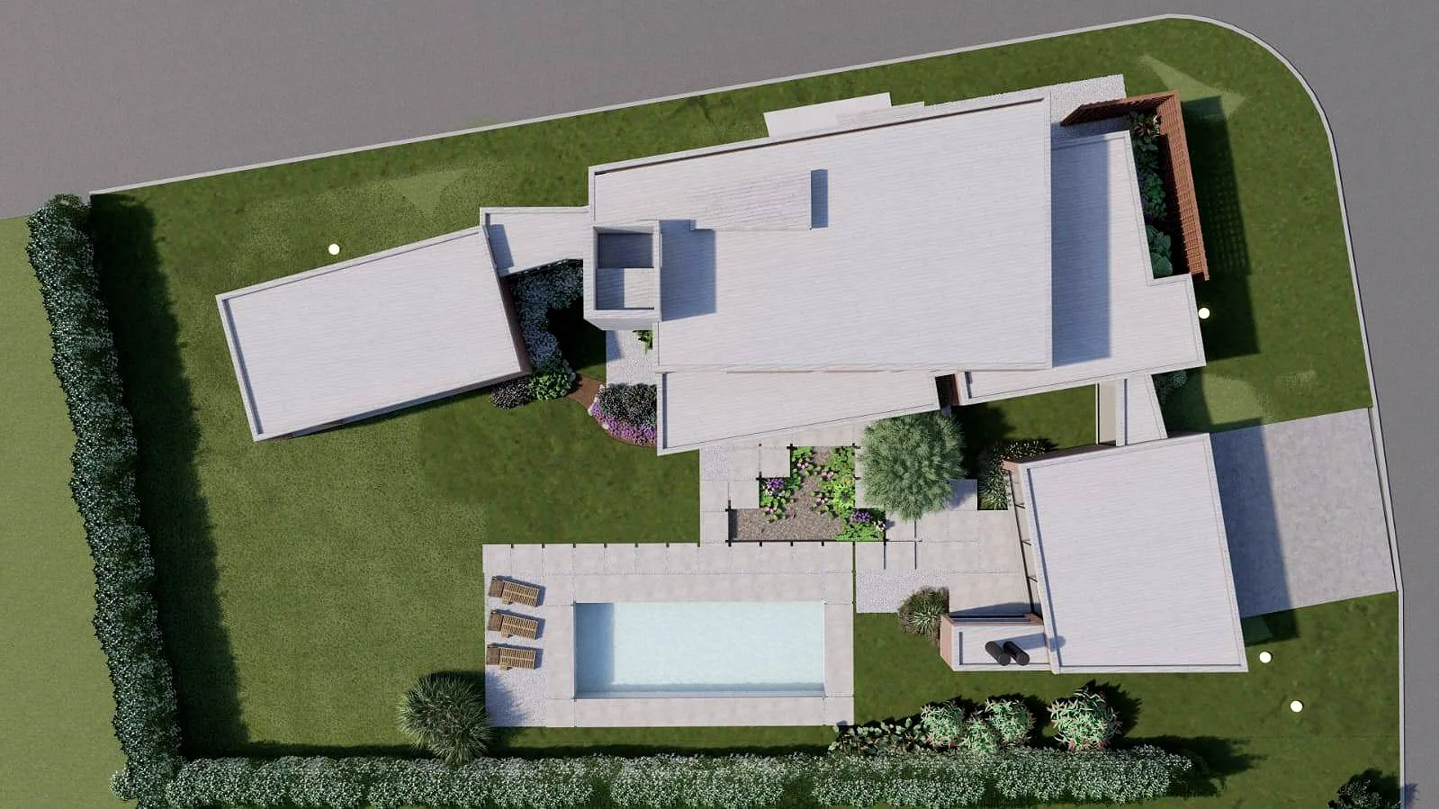 Terreno con proyecto de edificación — fotografía 1